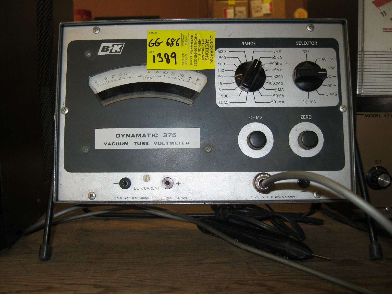 B&K Dynamic 375 VTVM