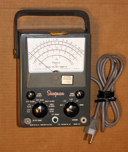 Simpson Model 311-2 VTVM