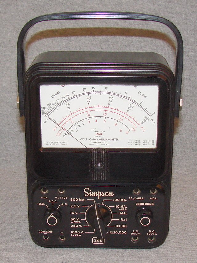 Figure 5 — Series 5 front panel — the base, non-suffixed variant of a series whose "M" and "P" siblings each
introduced a genealogy-defining first (taut band on the 5M, overload protection on the 5P).
Photo: …